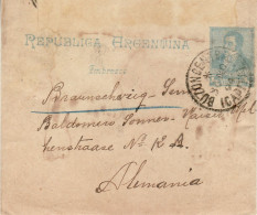 ARGENTINA 1894 WRAPPER SENT TO BRAUNSCHWEIG - Storia Postale