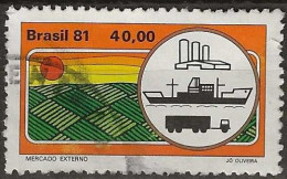 BRAZIL 1981 Agricultural Development - 40cr. - Exporting FU - Oblitérés