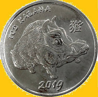 Moldova-Transnistria 1 Ruble 2018, Chinese Zodiac Series - Year Of The Pig (Boar), KM#New, Unc - Moldavië