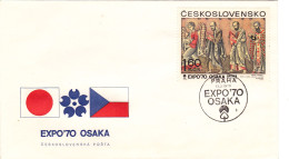 PRAHA:: EXPO. 70 OSAKA, COVER, UNUSED,1974, CZECHOSLOVAKIA - 1970 – Osaka (Japón)