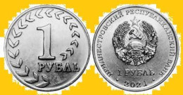 Moldova-Transnistria 1 Ruble 2021, National Currency, KM#New, Unc - Moldavie
