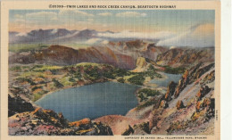 Twin Lakes And Rock Creek Canyon, Beartooth Highway, Wyoming - Autres & Non Classés