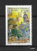 ANDORRE FR ,  No 591 , NEUF , ** , SANS CHARNIERE, TTB . - Unused Stamps