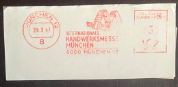 Handicrafts, Industry, Advertisement, Meter Franking, Red Meter, Germany - Fabbriche E Imprese