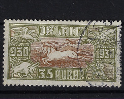 Iceland Mi 144 1930 Oblitéré/cancelled/used - Aéreo