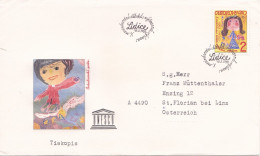 THE PAINTING UNESCO 1  COVERS FDC  CIRCULATED 1981 Tchécoslovaquie - Briefe U. Dokumente