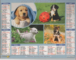 CALENDRIER ANNEE 2014, COMPLET, MULTIVUE, CHIOTS COULEUR REF 13884 - Big : 2001-...