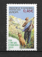 ANDORRE FR ,  No 580 , NEUF , ** , SANS CHARNIERE, TTB . - Unused Stamps