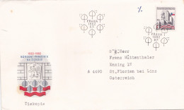 TISKOPIS   COVERS FDC  CIRCULATED 1982 Tchécoslovaquie - Brieven En Documenten