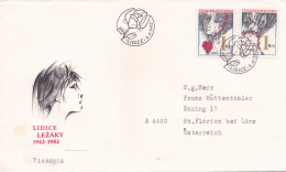 WOMANS DAY  COVERS FDC  CIRCULATED 1982 Tchécoslovaquie - Storia Postale