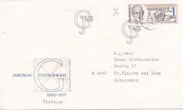 MATH  COVERS FDC  CIRCULATED 1982 Tchécoslovaquie - Cartas & Documentos