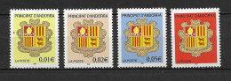 ANDORRE FR ,  Nos 555/558 , NEUFS , ** , SANS CHARNIERE, TTB . - Nuevos