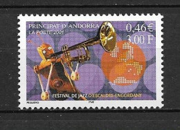 ANDORRE FR ,  No 550 , NEUF , ** , SANS CHARNIERE, TTB . - Unused Stamps