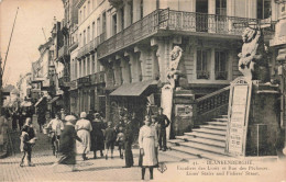 BELGIQUE - Blankenberge - Escaliers Des Lions Et Rue Des Pêcheurs - Carte Postale Ancienne - Blankenberge