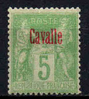 Cavalle -1893 - Type Sage - N° 2  - Neuf * - MLH - Nuovi