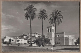 CPSM ESPAGNE - IBIZA ( Baleares ) - Vista De La Ciudad E Iglesia Sta. Cruz TB PLAN D'une Partie De La Ville - Ibiza