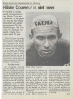 Wielrenner Hilaire Couvreur - Cyclisme