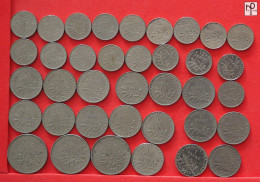 FRANCE  - LOT - 37 COINS - 2 SCANS  - (Nº57840) - Collections & Lots