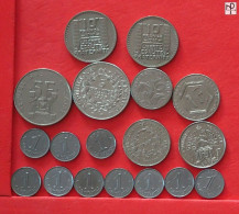 FRANCE  - LOT - 18 COINS - 2 SCANS  - (Nº57842) - Collections & Lots