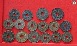 FRANCE  - LOT - 16 COINS - 2 SCANS  - (Nº57843) - Collections & Lots