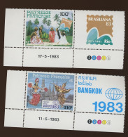 1983. Avions Expo   ** Yv. A176/177 **. Blumen. Flowers - Unused Stamps
