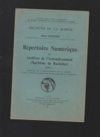 Rochefort (17) Répertoire Numérique Des Archives De L'arrondissement Maritime De Rochefort Série I  1925 (M6229 / I) - Poitou-Charentes