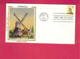 FDC De 1980 Des EUAN - YT N° 1268 - Virginie - Mühlen