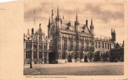 BELGIQUE - Bruges - Palais De Justice - Hôtel De Ville Et Chapelle Du St-Sang - Carte Postale Ancienne - Brugge