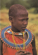 CARTOLINA  KENIA-MASAI GIRL-VIAGGIATA 1979 - Kenya