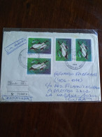 Argentina Reg Letter 1994 To Cuba Upaep 93.yv1831 Whale*3.yv 1832 Tonina*4 Cval E 19. E8 Reg Post Conmems 1 Or 2 P. - Brieven En Documenten