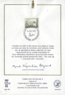 Greenland 1980  Ejnar Mkkelsen (o) Mi.125 (Memorial Card) - Brieven En Documenten