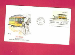 FDC De 1983 Des EUAN - YT N° 1503 - Tramway Hippomobile - Strassenbahnen
