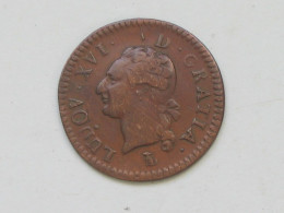 LOUIS XVi - LIARD  1791 T    **** EN ACHAT IMMEDIAT ****  Très Belle Monnaie - 1774-1791 Ludwig XVI.