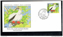 FDC - FIRST DAY COVER - ISOLE MARSHALL - MARSHALL ISLANDS - BIRDS OF THE ATOLLS (UCCELLI DEGLI ATOLLI) - 1991 - Marshall