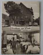 Lütmarsen/Höxter, Gasthaus Zur Linde, Alte Autos, Kundendienstautomat, 1960 - Höxter