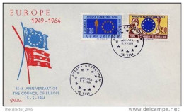 FDC-FIRST DAY COVER - TURCHIA - TURKEY - EUROPA EUROPE - 1949-1961 - FDC