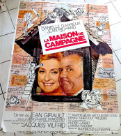 Affiche Ciné Orig MAISON DE CAMPAGNE Danielle DARRIEUX JEAN GIRAULT 120X160 1969 - Affiches & Posters