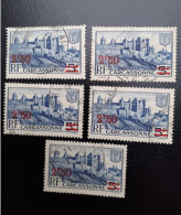 N° 490 Lot De 5 Bien Frappés - Used Stamps