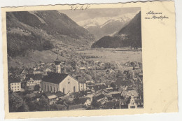 E2371) SCHRUNS Im Montafon - Kirche - Häuser ALT!  Silvrettagruppe - Schruns