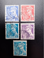 N° 538-546-547-548-549 Bien Frappés - Used Stamps