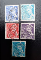 N° 538-546-547-548-549 Bien Frappés - Used Stamps