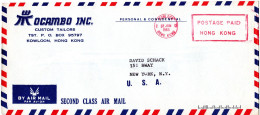 L73726 - Hong Kong - 1983 - "P.P." Postfreistpl A LpBf KOWLOON -> New York, NY (USA) - Covers & Documents