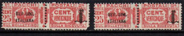 1944 - Italia - Repubblica Sociale PP 38 X 2 Pacchi Postali ------ - Neufs