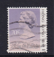 Hong Kong: 1989/91   QE II     SG604      70c   [Imprint Date: '1989']    Used - Usados