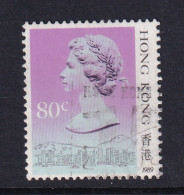 Hong Kong: 1989/91   QE II     SG605      80c   [Imprint Date: '1989']    Used - Used Stamps