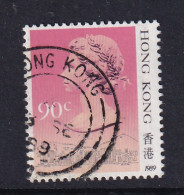 Hong Kong: 1989/91   QE II     SG606      90c  [Imprint Date: '1989']    Used - Gebruikt