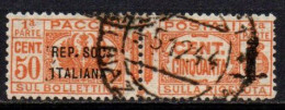 1944 - Italia - Repubblica Sociale PP 40 Pacchi Postali ------ - Afgestempeld