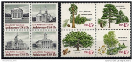 LOTTO FRANCOBOLLI - STAMPS LOT - STATI UNITI D'AMERICA - U.S.A. (BUILDINGS & TREES) - Collections