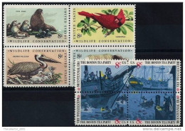 LOTTO FRANCOBOLLI - STAMPS LOT - STATI UNITI D'AMERICA - U.S.A. (BOSTON TEA PARTY & WILDLIFE ANIMALS) - Collezioni & Lotti