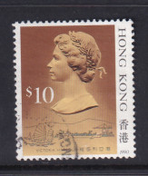 Hong Kong: 1989/91   QE II     SG613      $10   [Imprint Date: '1990']    Used - Used Stamps